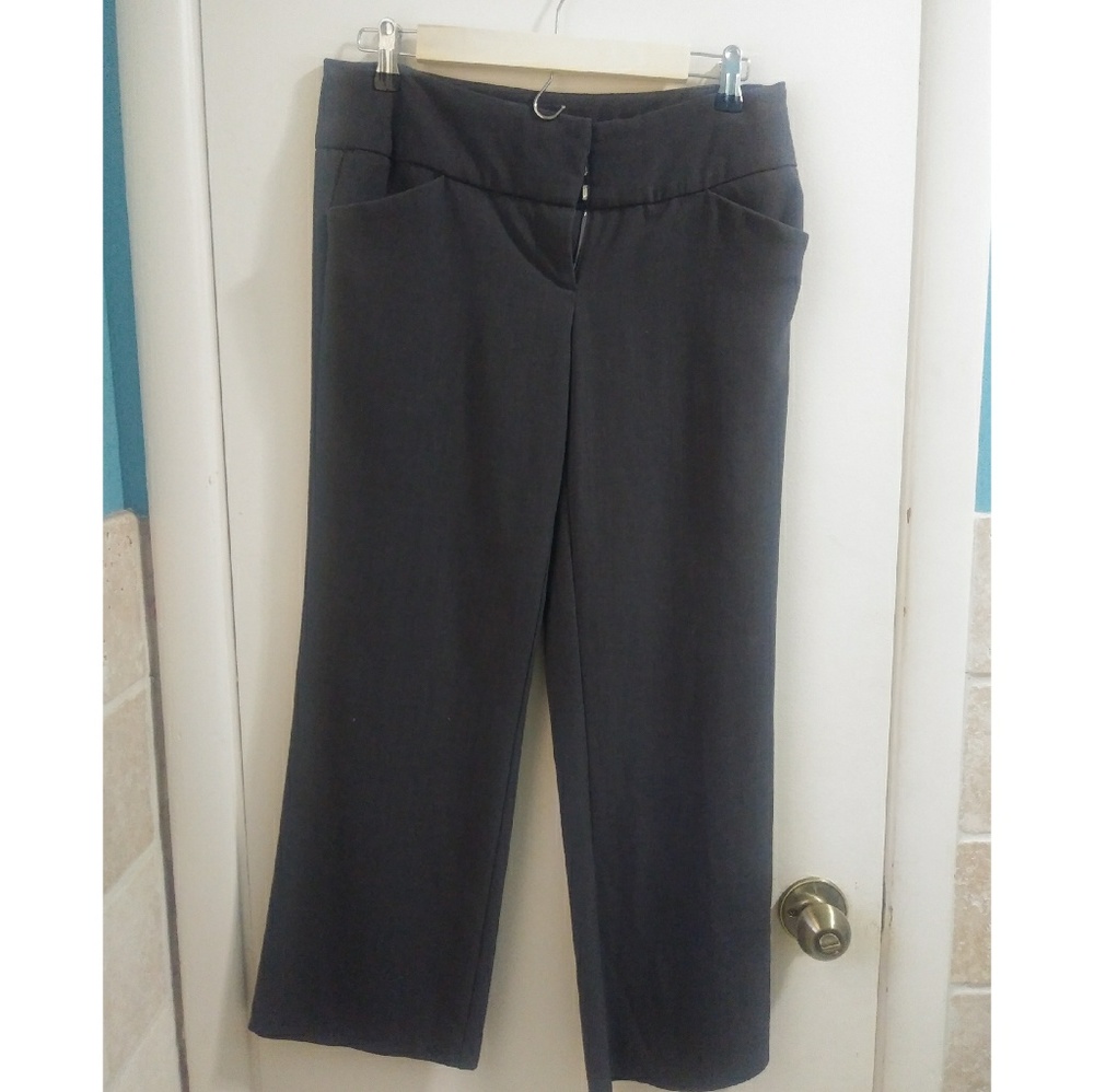 Gray dress slacks